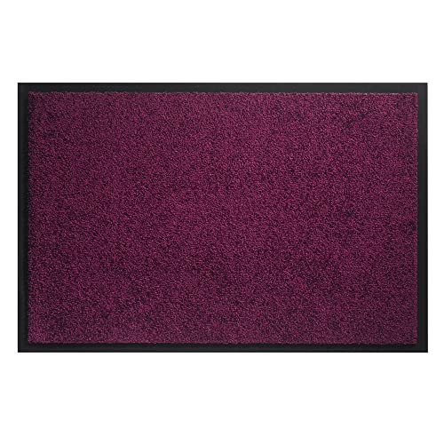 Twister Fußmatte, 60 x 90 cm, rutschfeste Vinyl-Unterseite, Violett von FS