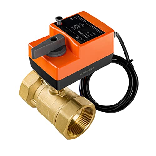 FSA Motorkugelhahn Set Messing 2" 3-9V DC Auf-/Zu Mutter Messing FSA Motorkugelhahn Set Messing 2" 3-9V DC Auf-/Zu Mutter Messing von FSA