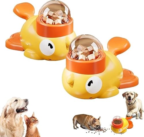 Leckerli-Spender für Katzen, pädagogischer Futterspender für Hunde, interaktives Hundefutterspender-Spielzeug, rutschfest und leicht zu reinigen, geeignet für Welpen und Kätzchen Leckerli-Spender für Katzen, pädagogischer Futterspender für Hunde, interaktives Hundefutterspender-Spielzeug, rutschfest und leicht zu reinigen, geeignet für Welpen und Kätzchen von FSAZSVBT