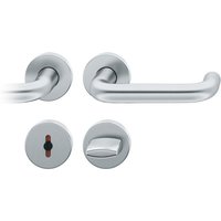 Asl Badgarnitur 8mm r-wc 8mm Rundrosette max. 45°. ts 39-58mm er fein matt - FSB von FSB