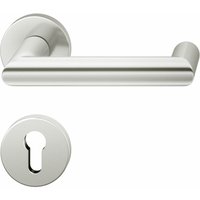 FSB Drückergarnitur 12 1016 ASL auf Rosette PZ, silber eloxiert FSB Drückergarnitur 12 1016 ASL auf Rosette PZ, silber eloxiert von FSB