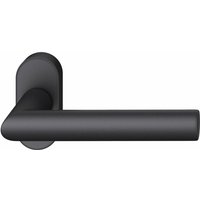 FSB - FH-Rahmentürdrücker 09 1076 Hochhaltefeder b ovale Rosette Aluminium schwarz von FSB