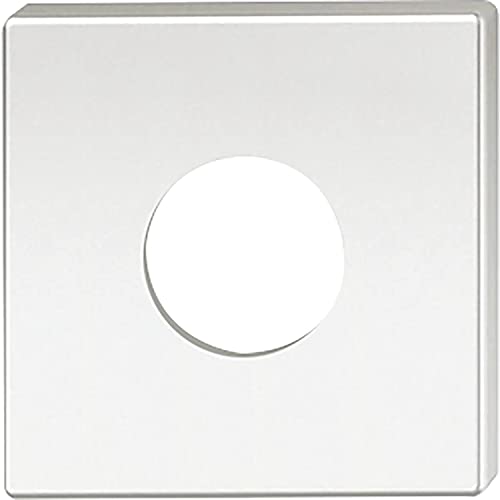 FSB 0 03 0450 09312 0105 Silber Buntbartrosette BB, quadratisch Deckrosette ASL/AGL Rosette aus Aluminium eloxiert 03045009312 von FSB