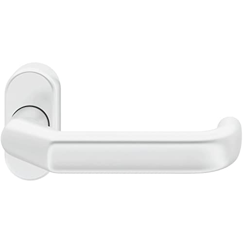 FSB 0 11143 8220 weiß Rahmentürdrücker 06 0662 Hochhaltefeder B ovale Rosette Alu von FSB