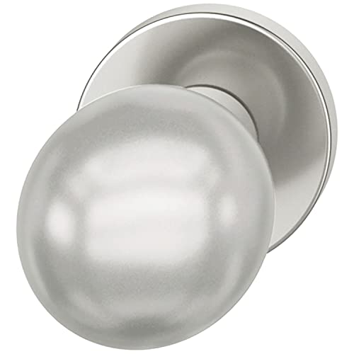 FSB 0 23 0802 03600 0105 Silber FH AGL Türknauf fest ø 50 mm, Türgriff auf Rosette gerade, Türknopf Aluminium eloxiert 23080203600 von FSB