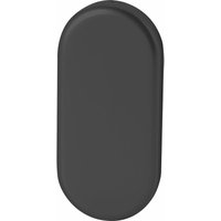 FSB Blindrosette (Abdeckung) oval, verdeckt geschraubt Rosette Alu schwarz matt von FSB