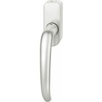 FSB - Fenstergriff 34 1023 abschließbar ovale Rosette, Aluminium silber eloxiert von FSB