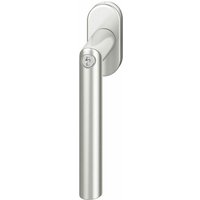 FSB Fenstergriff 34 1076 81415 abschließbar ovale Rosette, Aluminium silber von FSB