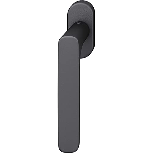 FSB Fenstergriff 34 1289 ovale Rosette, Aluminium schwarz matt von FSB