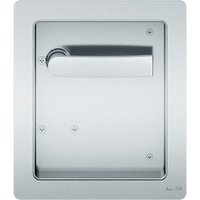 FSB Türnhallenmuschel 200x230 rechts ungelocht Edelstahl matt versenkte Türklinke von FSB