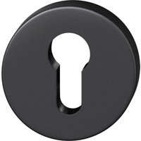 FSB - Zylinderrosette rund 17 1735 01510 agl, Aluminium schwarz matt von FSB