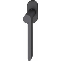 FSB - Fenstergriff 34 1021 ovale Rosette Griff links Aluminium schwarz matt von FSB
