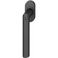 FSB - Fenstergriff 34 1076 81415 abschließbar ovale Rosette,Aluminium schwarz matt von FSB