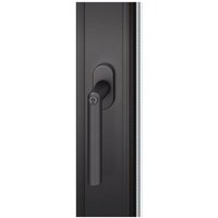 FSB - Fenstergriff 34 1076 Aluminium 30-35 mm schwarz eloxiert mit Rastung von FSB