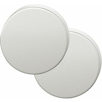 FSB - Rosette Blindabdeckung rund Feuerschutz 12173500000 - Lochung Blind, Aluminium silber eloxiert - 1 Paar von FSB