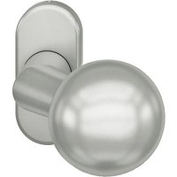 FSB - RT-Türknopf feststehend Ros.oval/unsichtbare Bef. Aluminium naturfarbig von FSB