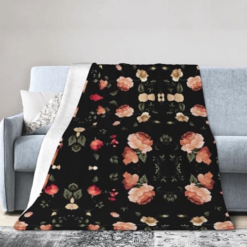 Blumen (2) Ultraweiche Micro-Fleece-Decke, Klimaanlage, Decke, warme Decke von FSCEV