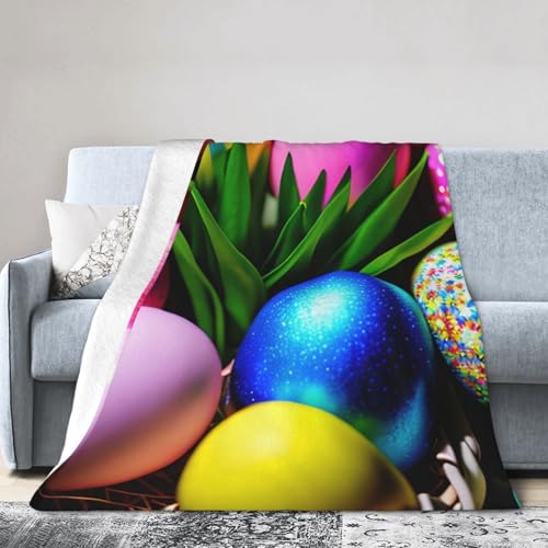 Bunte Ostereier, ultraweiche Micro-Fleece-Decke, Klimaanlage, Decke, warme Decke Bunte Ostereier, ultraweiche Micro-Fleece-Decke, Klimaanlage, Decke, warme Decke von FSCEV