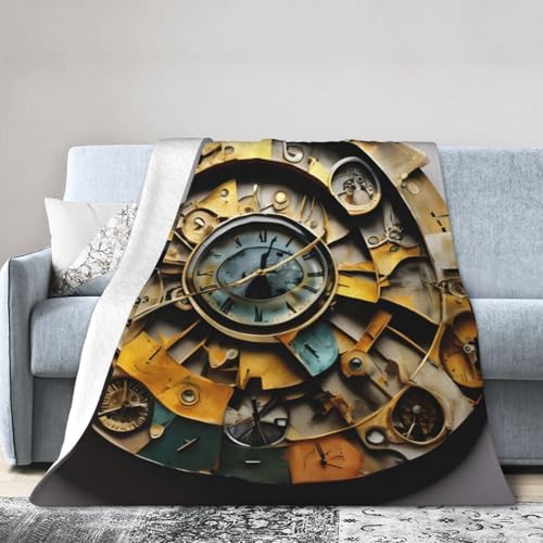 Clock Art Ultraweiche Micro-Fleece-Decke, Klimaanlagen-Decke, warme Decke Clock Art Ultraweiche Micro-Fleece-Decke, Klimaanlagen-Decke, warme Decke von FSCEV