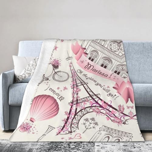 Dog and Paris Towe Ultraweiche Micro-Fleece-Decke, Klimaanlagen-Decke, warme Decke Dog and Paris Towe Ultraweiche Micro-Fleece-Decke, Klimaanlagen-Decke, warme Decke von FSCEV