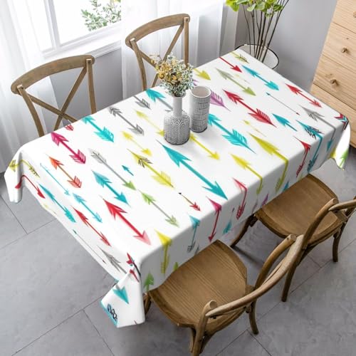 FSCEV Bunte, handgezeichnete Kunst-Tischdecke, rechteckig, Schutz, Küche, Esszimmer, Innen- und Außendekoration FSCEV Bunte, handgezeichnete Kunst-Tischdecke, rechteckig, Schutz, Küche, Esszimmer, Innen- und Außendekoration von FSCEV