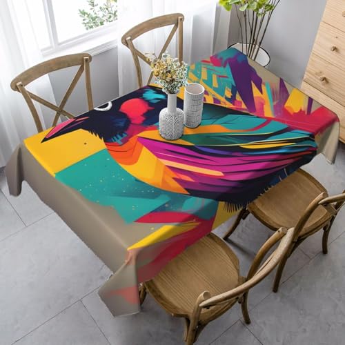 FSCEV Bunte Vogel-Tischdecke, rechteckig, Schutz, Küche, Esszimmer, Innen- und Außendekoration FSCEV Bunte Vogel-Tischdecke, rechteckig, Schutz, Küche, Esszimmer, Innen- und Außendekoration von FSCEV