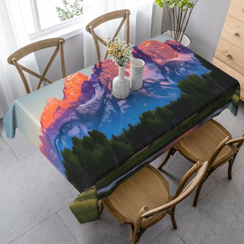 FSCEV Grand Teton National Park Tischdecke, rechteckig, für Küche, Esszimmer, Innen- und Außenbereich FSCEV Grand Teton National Park Tischdecke, rechteckig, für Küche, Esszimmer, Innen- und Außenbereich von FSCEV