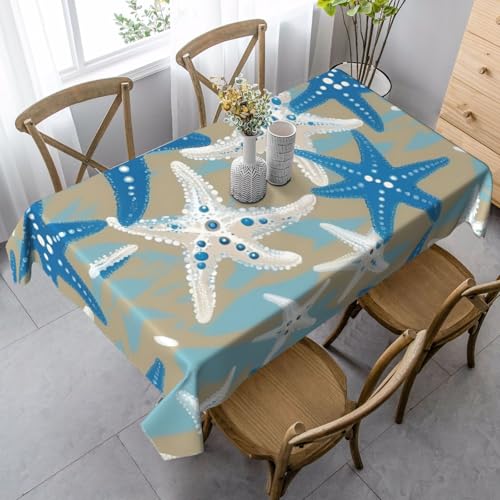 FSCEV Schöne Seestern-Tischdecke, rechteckig, Schutz, Küche, Esszimmer, Innen- und Außendekoration FSCEV Schöne Seestern-Tischdecke, rechteckig, Schutz, Küche, Esszimmer, Innen- und Außendekoration von FSCEV