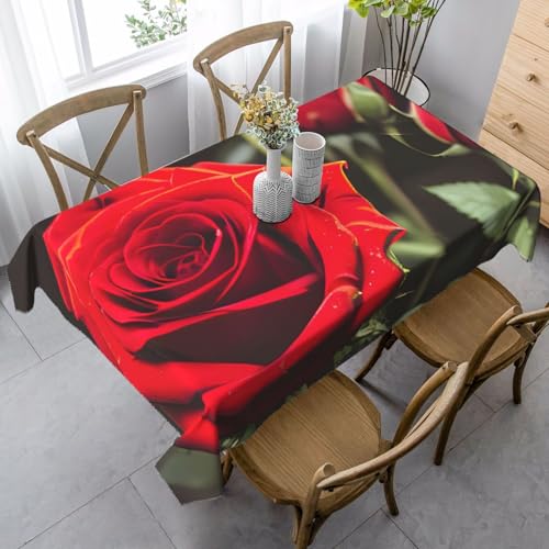 FSCEV Tischdecke, rechteckig, für Küche, Esszimmer, Innen- und Außenbereich, Weinrot und Rot FSCEV Tischdecke, rechteckig, für Küche, Esszimmer, Innen- und Außenbereich, Weinrot und Rot von FSCEV