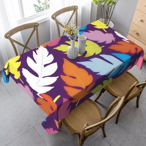 FSCEV Tischdecke, rechteckig, für Küche, Esszimmer, Innen- und Außenbereich von FSCEV