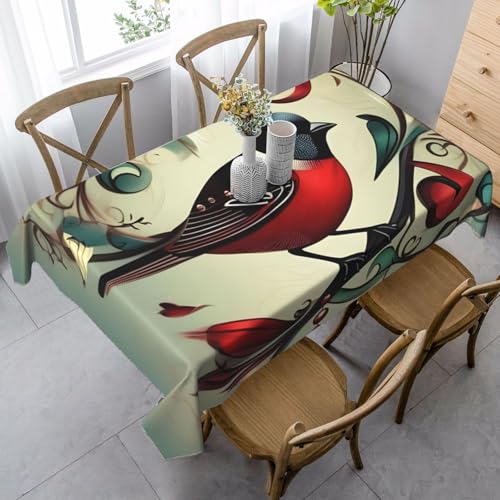 FSCEV Tischdecke mit Musiknoten, rechteckig, für Küche, Esszimmer, Innen- und Außenbereich, Blaugrün FSCEV Tischdecke mit Musiknoten, rechteckig, für Küche, Esszimmer, Innen- und Außenbereich, Blaugrün von FSCEV