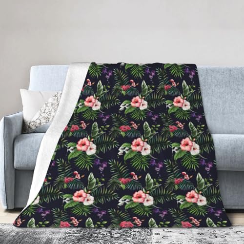 Florals Ultraweiche Micro-Fleece-Decke, Klimaanlage, Decke, warme Decke von FSCEV