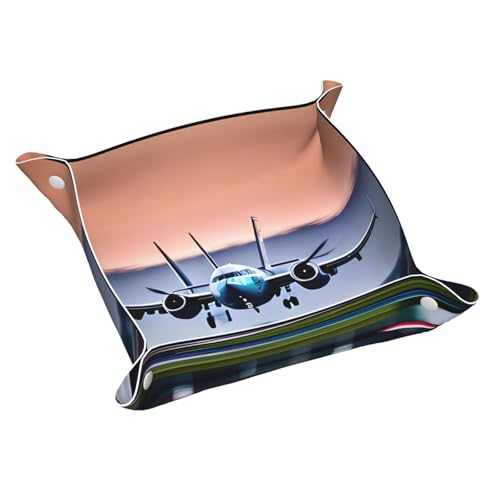 Fly Airplane Leder Storage Tray Desktop Organizer Caddy Box Dekorative Herren Accessoires Fly Airplane Leder Storage Tray Desktop Organizer Caddy Box Dekorative Herren Accessoires von FSCEV