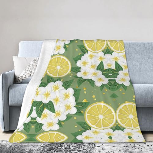 Fresh Lemon Ultraweiche Micro-Fleece-Decke, Klimaanlagen-Decke, warme Decke Fresh Lemon Ultraweiche Micro-Fleece-Decke, Klimaanlagen-Decke, warme Decke von FSCEV