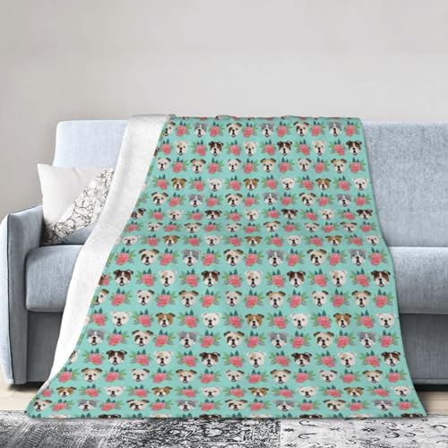 Funny English Dog Ultraweiche Micro-Fleece-Decke, Klimaanlagen-Decke, warme Decke Funny English Dog Ultraweiche Micro-Fleece-Decke, Klimaanlagen-Decke, warme Decke von FSCEV