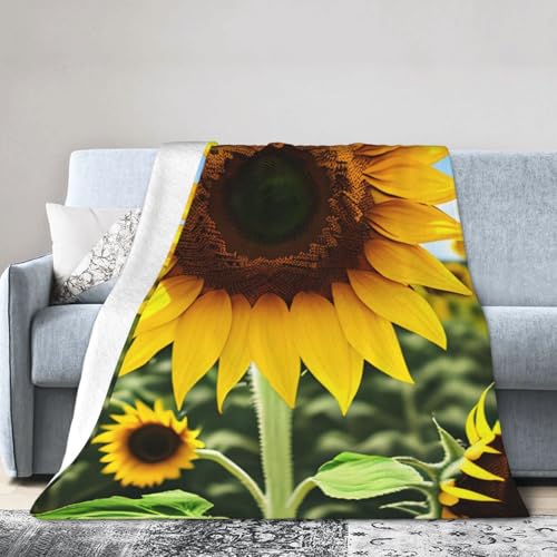 Gelbe Sonnenblumen-Decke, ultraweiche Micro-Fleece-Decke, Klimaanlage, Decke, warme Decke Gelbe Sonnenblumen-Decke, ultraweiche Micro-Fleece-Decke, Klimaanlage, Decke, warme Decke von FSCEV