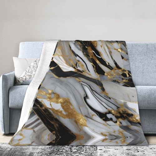 Luxuriöse Decke mit Marmormuster, ultraweich, Mikro-Fleece, Klimaanlage, Decke, warme Decke Luxuriöse Decke mit Marmormuster, ultraweich, Mikro-Fleece, Klimaanlage, Decke, warme Decke von FSCEV