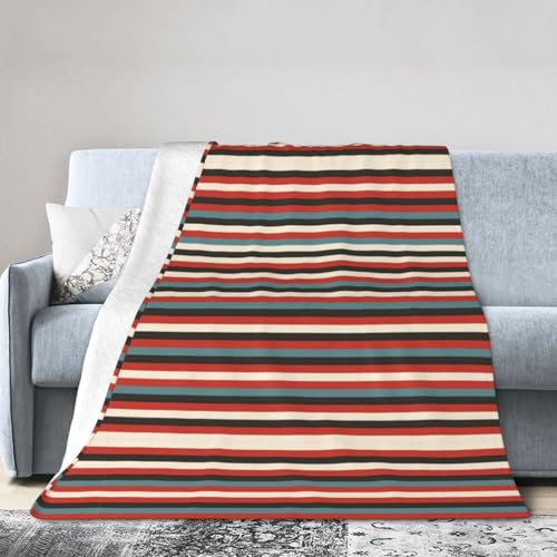 Modische gestreifte ultraweiche Micro-Fleece-Decke, Klimaanlagen-Decke, warme Decke Modische gestreifte ultraweiche Micro-Fleece-Decke, Klimaanlagen-Decke, warme Decke von FSCEV
