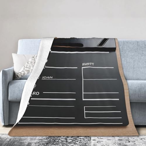 Movies Clapperboard Ultraweiche Micro-Fleece-Decke, Klimaanlage, Decke, Decke, warme Decke Movies Clapperboard Ultraweiche Micro-Fleece-Decke, Klimaanlage, Decke, Decke, warme Decke von FSCEV