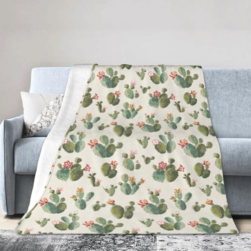 Niedliche Kaktusdecke, ultraweich, Mikro-Fleece, Klimaanlage, Decke, warme Decke Niedliche Kaktusdecke, ultraweich, Mikro-Fleece, Klimaanlage, Decke, warme Decke von FSCEV