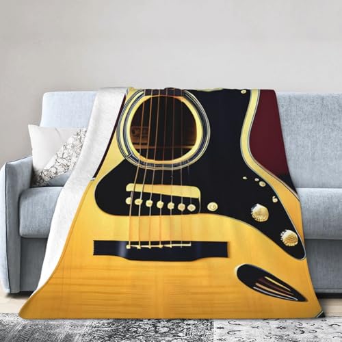 Note Guitar Ultraweiche Micro-Fleece-Decke, Klimaanlagen-Decke, warme Decke Note Guitar Ultraweiche Micro-Fleece-Decke, Klimaanlagen-Decke, warme Decke von FSCEV