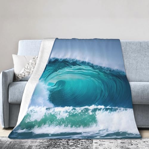 Ocean Wave Ultraweiche Micro-Fleece-Decke, Klimaanlagen-Decke, warme Decke Ocean Wave Ultraweiche Micro-Fleece-Decke, Klimaanlagen-Decke, warme Decke von FSCEV