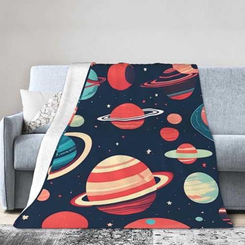 Outer Space Planets Ultraweiche Micro-Fleece-Decke, Klimaanlagen-Decke, Decke, warme Decke Outer Space Planets Ultraweiche Micro-Fleece-Decke, Klimaanlagen-Decke, Decke, warme Decke von FSCEV