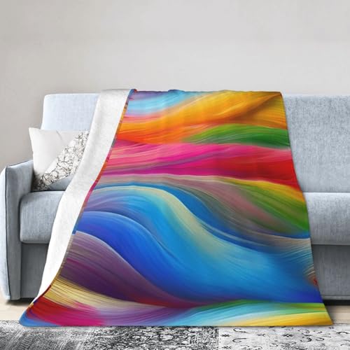 Rainbow Ocean Ultraweiche Micro-Fleece-Decke, Klimaanlagen-Decke, warme Decke Rainbow Ocean Ultraweiche Micro-Fleece-Decke, Klimaanlagen-Decke, warme Decke von FSCEV