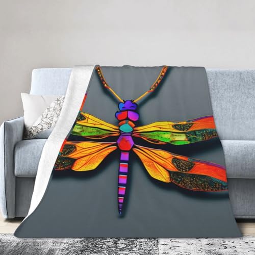 Süße Libelle, ultraweiche Micro-Fleece-Decke, Klimaanlage, Decke, warme Decke von FSCEV