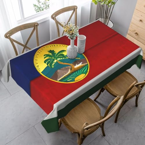 Tischdecke, Motiv: Flagge von Hawaii, rechteckig, für Küche, Esszimmer, Innen- und Außenbereich Tischdecke, Motiv: Flagge von Hawaii, rechteckig, für Küche, Esszimmer, Innen- und Außenbereich von FSCEV