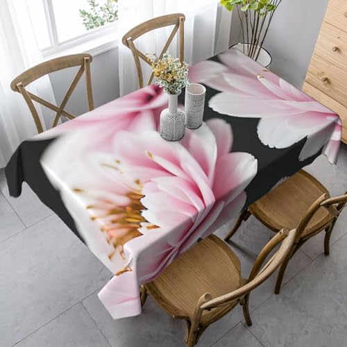 Tischdecke, rechteckig, für Küche, Esszimmer, Innen- und Außenbereich, Weiß / Rot / Gold Tischdecke, rechteckig, für Küche, Esszimmer, Innen- und Außenbereich, Weiß / Rot / Gold von FSCEV