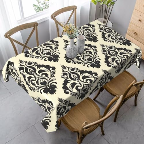 Tischdecke mit Blumenmuster, rechteckig, für Küche, Esszimmer, Innen- und Außenbereich Tischdecke mit Blumenmuster, rechteckig, für Küche, Esszimmer, Innen- und Außenbereich von FSCEV