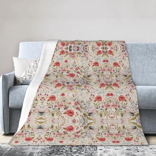 Ultraweiche Micro-Fleece-Decke mit Blumenblättern, Klimaanlage, warme Decke Ultraweiche Micro-Fleece-Decke mit Blumenblättern, Klimaanlage, warme Decke von FSCEV