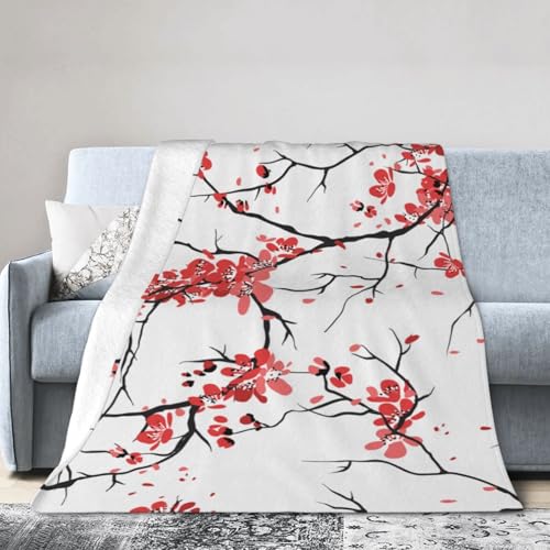 Zarte Kirschblüten, ultraweiche Micro-Fleece-Decke, Klimaanlage, Decke, warme Decke Zarte Kirschblüten, ultraweiche Micro-Fleece-Decke, Klimaanlage, Decke, warme Decke von FSCEV